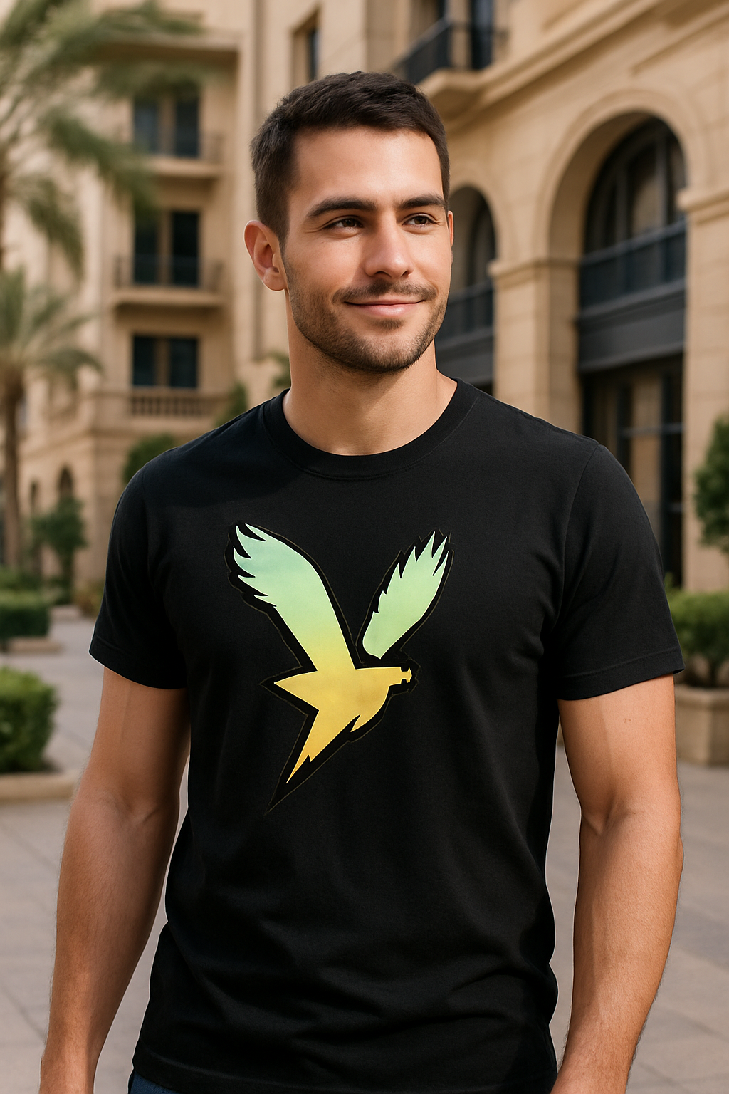 A E Printed T.shirt