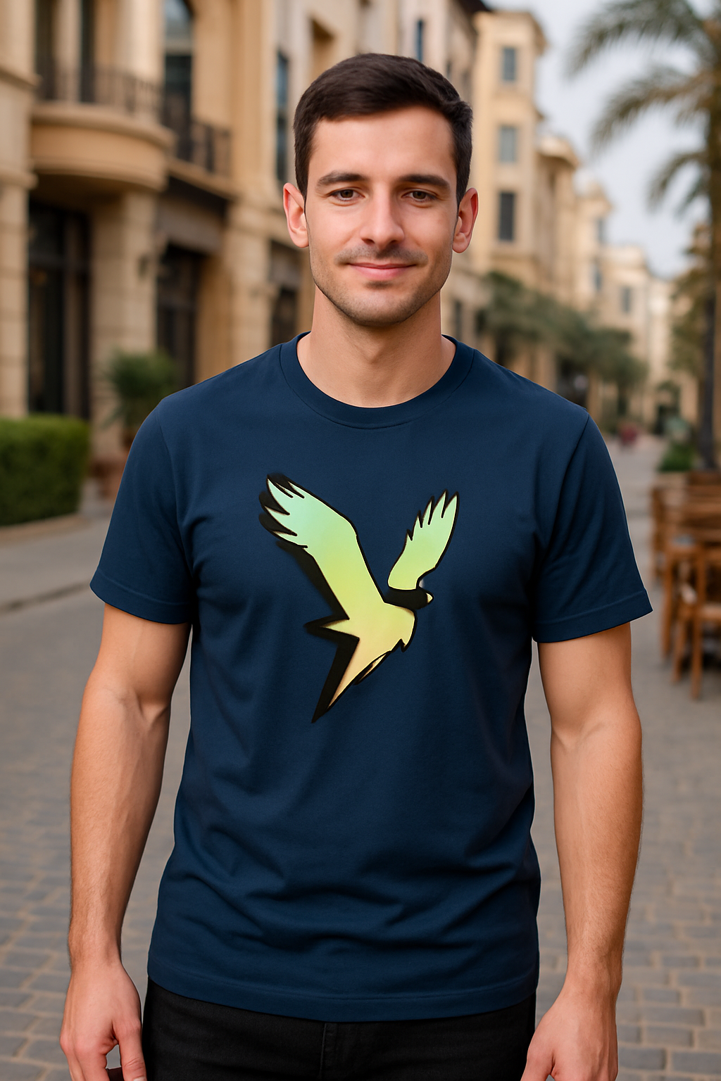 A E Printed T.shirt
