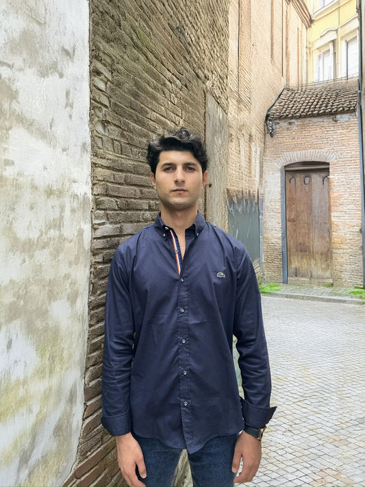 slim fit lacoste shirt